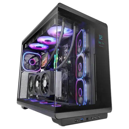 MCREVPRO carcasa de ordenador Midi Tower Negro - Imagen 6