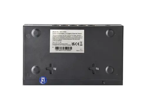 GEU-0525 switch No administrado 2.5G Ethernet (100/1000/2500) Negro - Imagen 5