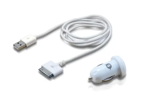 CUSBCAR2ASET cargador de dispositivo móvil Blanco Auto - Imagen 1