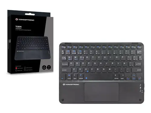 TOBIN01BES teclado Universal Bluetooth QWERTY Español Negro - Imagen 5