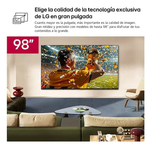 NANO 4K UHD AI 98NU900B6LB 2,49 m (98") 4K Ultra HD Smart TV Wifi Negro - Imagen 8