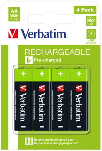 49517 pila doméstica Batería recargable AA Níquel-metal hidruro (NiMH) - Imagen 1