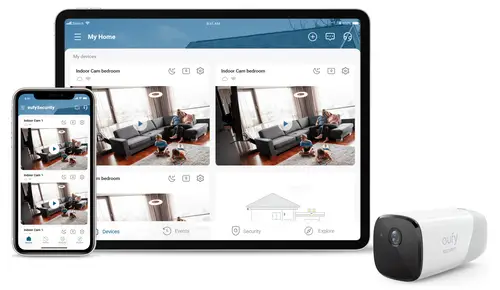 Camaras de Vigilancia eufyCam 2 Pro, 2K Cámara IP Exterior, 365 días de batería, Compatible con HomeKit, protección IP67, visión Nocturna, Juego de 2 cámaras, sin Tarifa mensual - Imagen 9