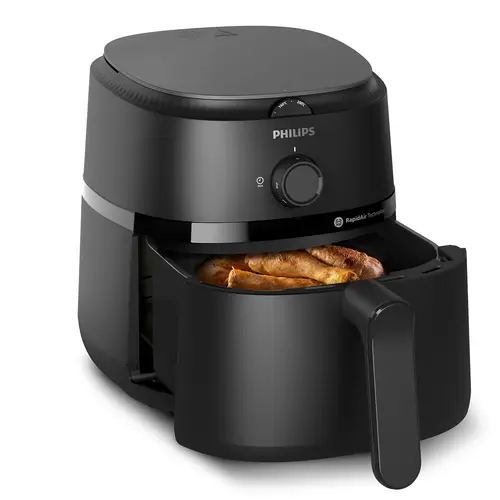 1000 series NA120/00 freidora Sencillo 4,2 L Independiente 1500 W Freidora de aire caliente Negro - Imagen 5