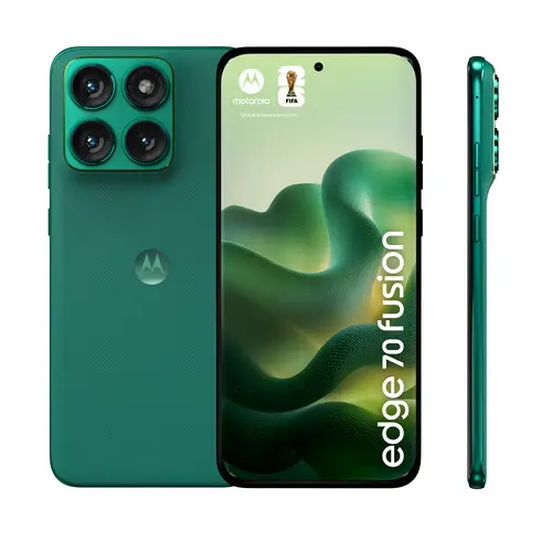 edge 70 fusion 17,2 cm (6.78") SIM doble Android 16.0 5G USB Tipo C 8 GB 256 GB 5200 mAh Verde - Imagen 2