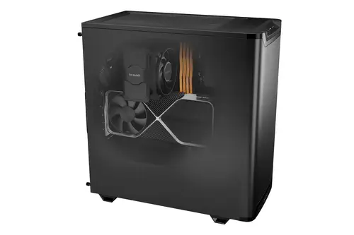 PURE BASE 501 Airflow Black Midi Tower Negro - Imagen 5