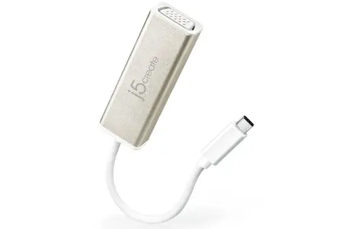 JCA111 Adaptador gráfico USB 1920 x 1080 Pixeles Aluminio, Blanco - Imagen 2
