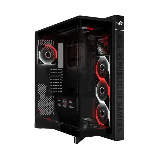 ROG CRONOX GR801 CURVE TG ARGB BLACK Midi Tower Negro - Imagen 3