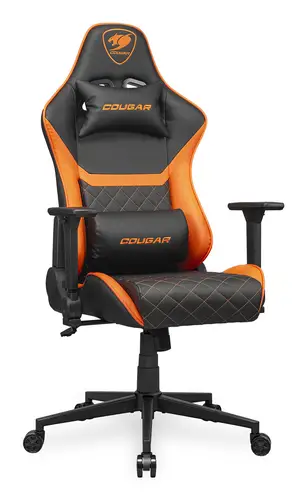 CGR-AO2 Asiento acolchado tapizado Negro, Naranja - Imagen 2
