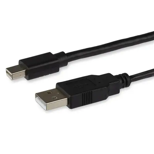 Adaptador Mini DisplayPort a DVI de Enlace Doble - Alimentado por USB - Negro - Imagen 3