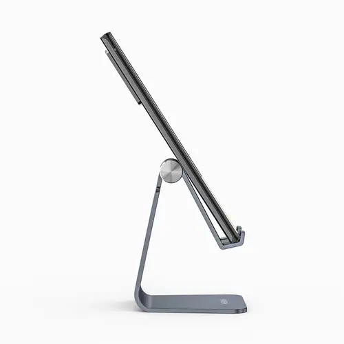 Soporte De Sobremesa Tamaño M Ajustable (1 Pivote) Para Movil / Tablet, Gris - Imagen 2