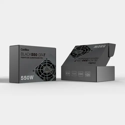 FUENTE DE ALIMENTACION TFX BLACK550 GR-T 550W NEGRA - Imagen 3