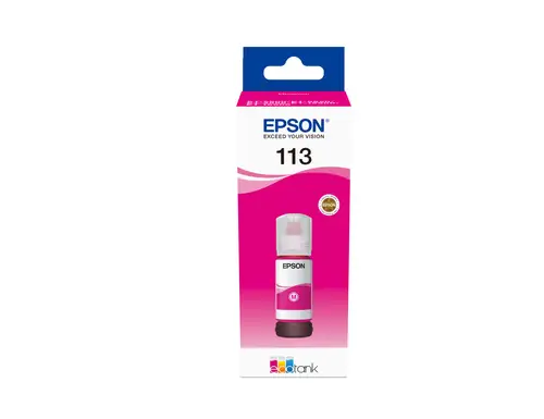 113 EcoTank Pigment Magenta ink bottle - Imagen 1