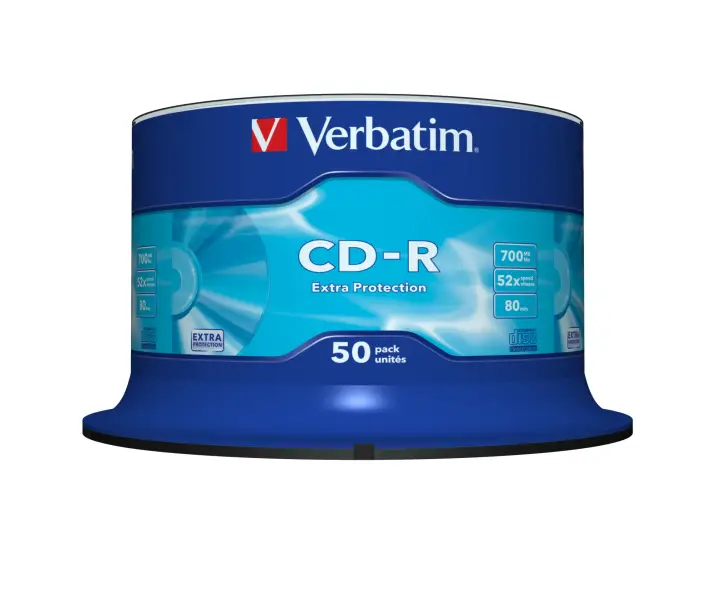 CD-R Extra Protection 700 MB 50 pieza(s)