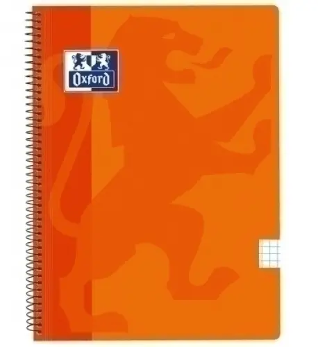 BLOCK OXF.SCH.PP Fº 80h CD.5 NARANJA - Pack de 5 unidades