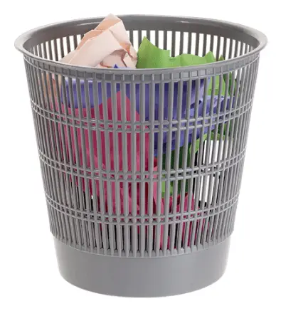 3001 GS cubo de basura Alrededor Plástico Gris