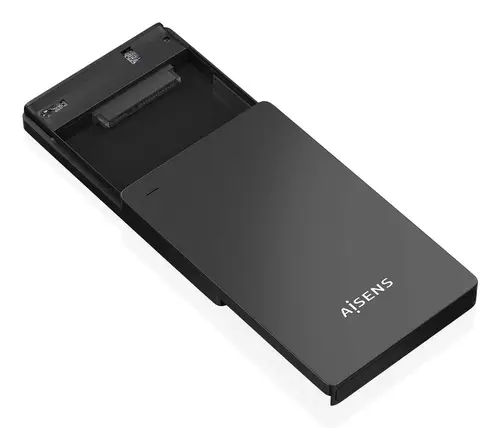 Caja Externa 2.5? 9.5mm SATA a USB-C USB3.1 Gen1, Negra - Imagen 3