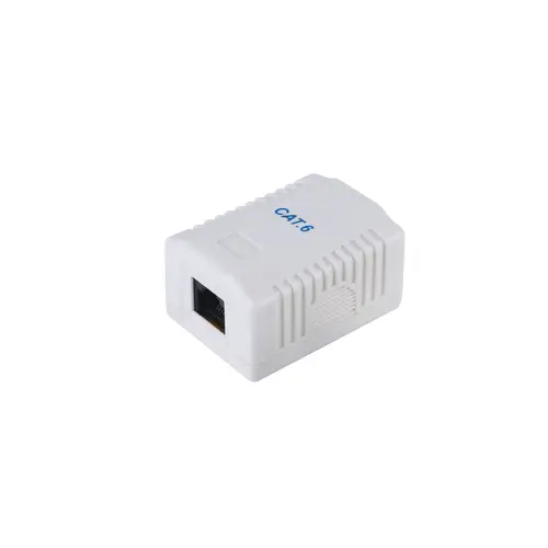 235213 caja de tomacorriente RJ-45 Blanco - Imagen 1