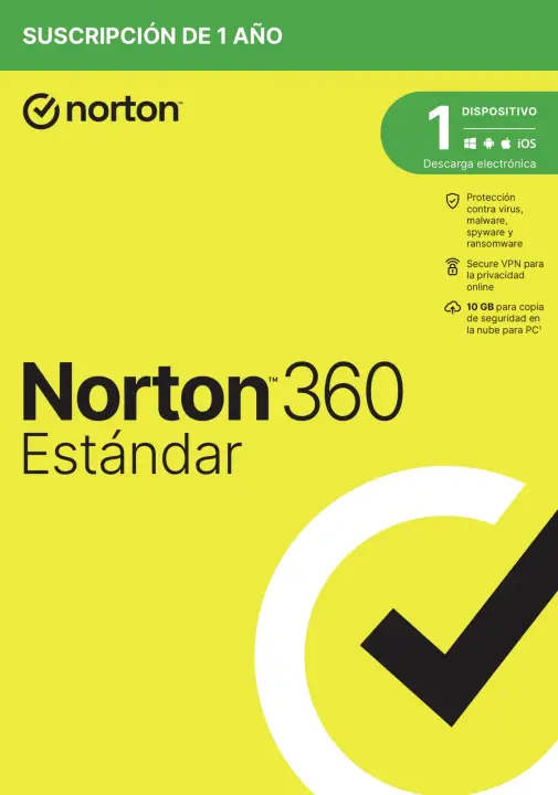 360 Standard Seguridad de antivirus Base Español 1 licencia(s) 1 año(s)