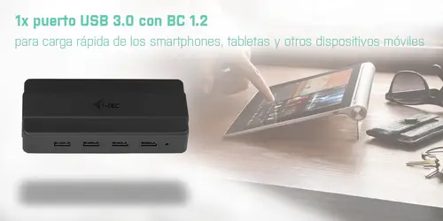 USB 3.0 Charging HUB 4 Port + Power Adapter - Imagen 9
