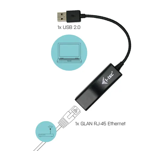Advance USB 2.0 Fast Ethernet Adapter - Imagen 2