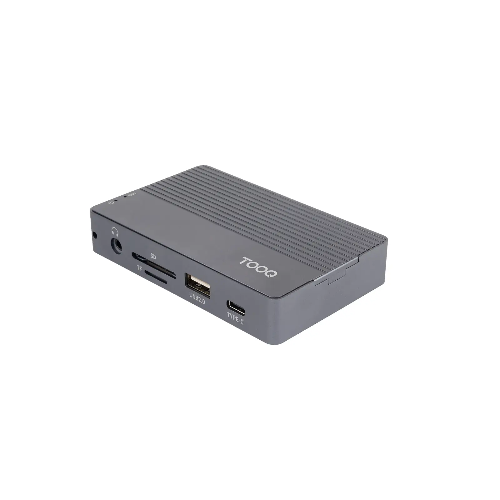 Caja externa para SSD M.2 NVMe/SATA + HUB USB-C 3.2 Gen2 con 2x U..