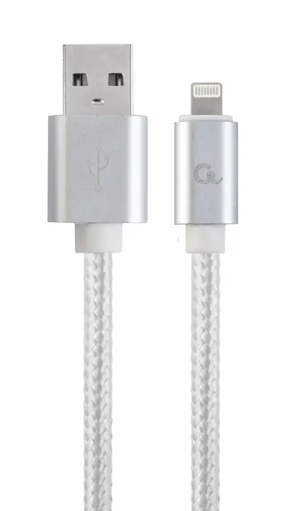 CCB-MUSB2B-AMLM-6-S cable de conector Lightning 1,8 m Plata