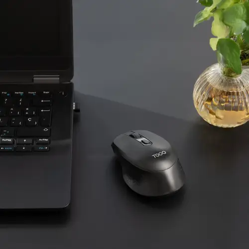 Ratón inalámbrico, 1600 DPI, 4 Botones, Negro - Imagen 4