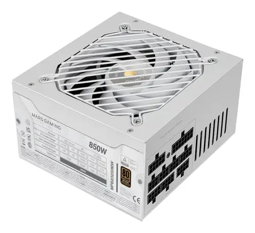 MPB850SIMW unidad de fuente de alimentación 850 W 24-pin ATX ATX Blanco - Imagen 3