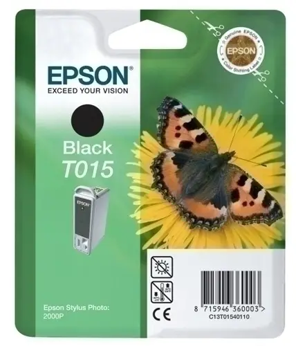 CART.IJ.EPSON T015401 2000P NEGRO