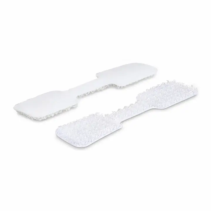 Paquete de 100 - Etiquetas Blancas de 9cm para Cables - de Gancho..