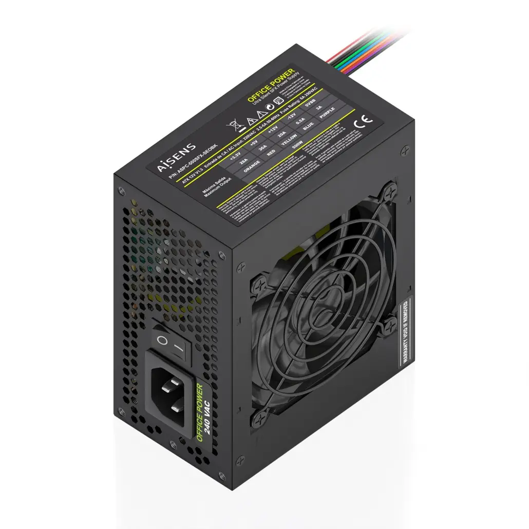 Fuente Alimentacion SFX 500W OEM, Negra