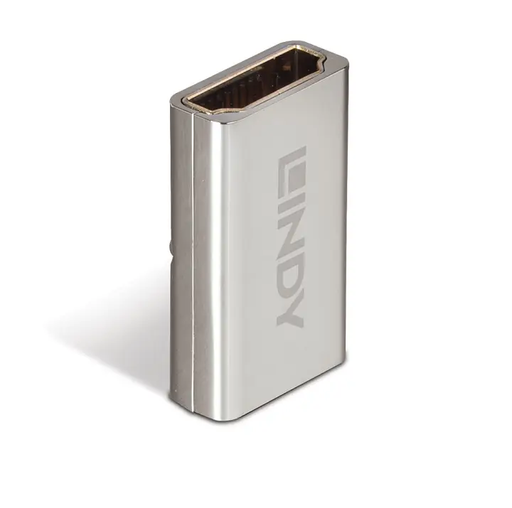 41511 cambiador de género para cable HDMI 2.1 Plata