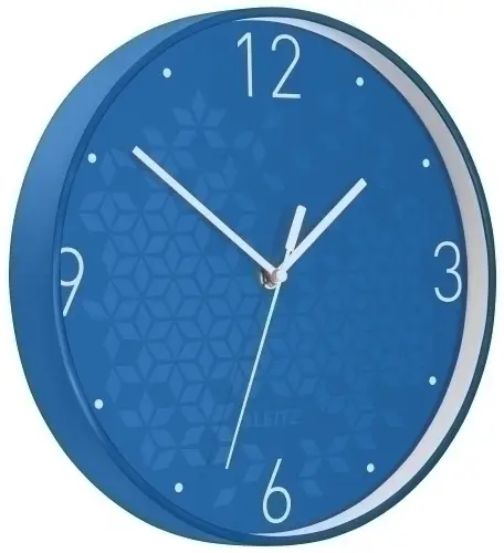 RELOJ PARED LEITZ ANALOGICO 29 CM AZUL