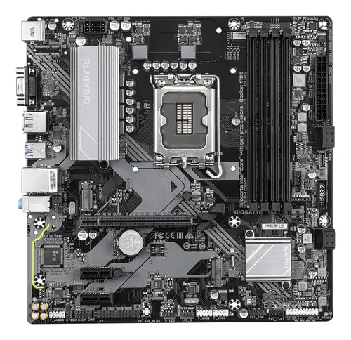 B760M D3HP Placa Base - Procesadores Intel Core de 14ª Generación, VRM de 4+1+1 fases, hasta 5600 MHz DDR5, 2xPCIe 4.0 M.2, LAN GbE, USB 3.2 Gen 1 - Imagen 2
