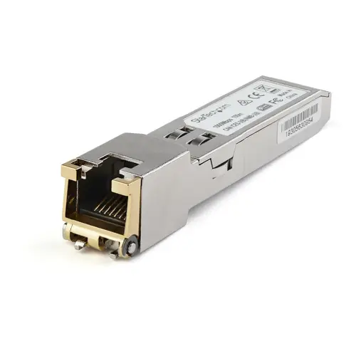 Módulo Transceptor SFP Compatible con Cisco GLC-TE - Cobre - 1000BASE-T - SFP a RJ45 Cat6 / Cat5e, 100m, Temperatura Extendida - Cisco Firepower, IE 2000, C9500, C2960 - Imagen 1