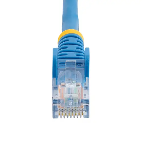 Cable de Red de 0,5m Azul Cat5e Ethernet RJ45 sin Enganches - Imagen 4