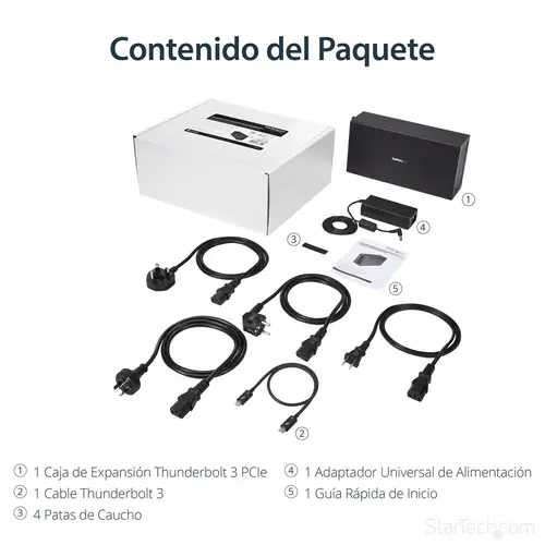 Caja Chasis de Expansión Thunderbolt 3 a PCI Express con DisplayPort - PCI-E x16 - PCIe de 16 Hilos - Imagen 11