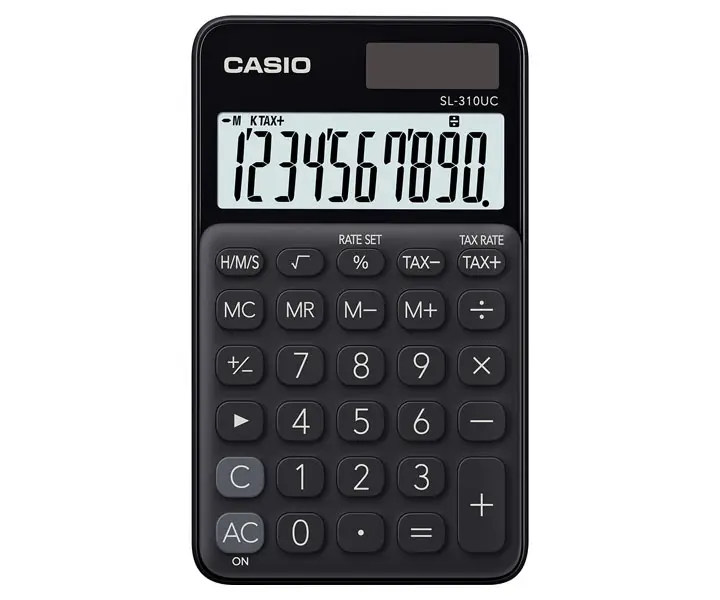 SL-310UC-BK calculadora Bolsillo Calculadora básica Negro