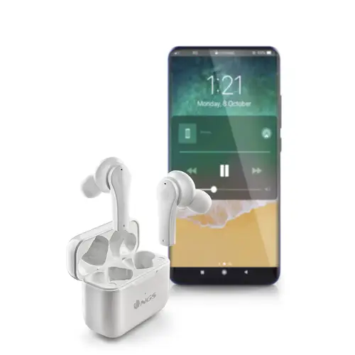 ARTICA BLOOM Auriculares Inalámbrico Dentro de oído Llamadas/Música USB Tipo C Bluetooth Blanco - Imagen 5