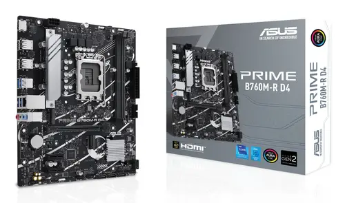 PRIME B760M-R D4 Intel B760 LGA 1700 micro ATX - Imagen 1