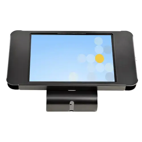 Soporte Seguro para Tablet - Base Universal Antirrobo para Tablets de hasta 10,5" - con Cerradura y Compatible con K-Slot - de Montaje en Escritorio, Pared o VESA - para POS - Imagen 3