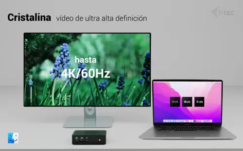 Thunderbolt5 Quattro Display Docking Station, 5x USB, 2.5 GLAN + Power Delivery 140W - Imagen 11