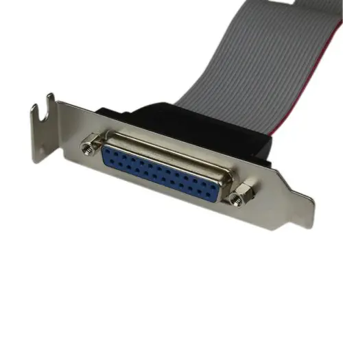 Adaptador de 40cm Header Cabezal Bracket Paralelo Perfil Bajo DB25 a IDC26 Pines Placa Base - Imagen 2