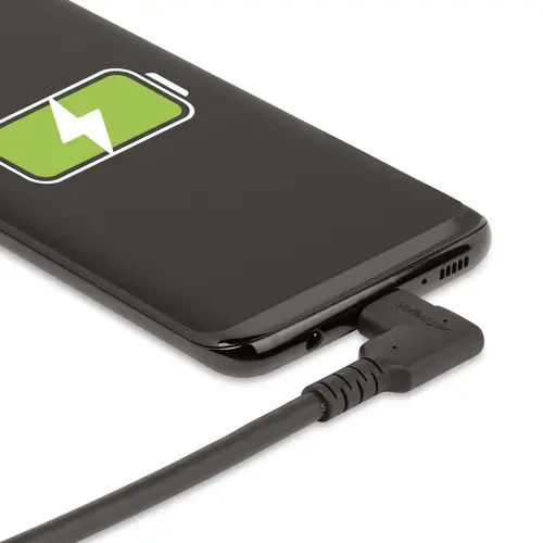 Cable USB-C de 50cm - Acodado - USB 10 Gbps - Entrega de Alimentación de 100W (5A) - Modo Alt. de DP 8K 60 Hz / 4K 144 Hz - Cable USB Tipo C - Compatible con Thunderbolt - Imagen 9