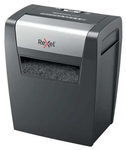 Momentum X308 triturador de papel Corte en partículas Negro, Gris - Imagen 2