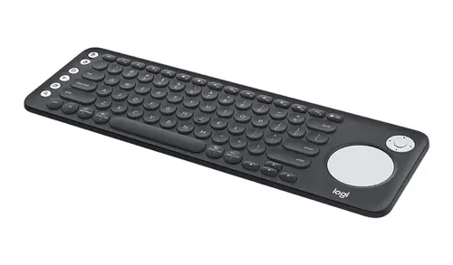 K600 TV - TV Keyboard with integrated touchpad and D-pad teclado RF Wireless + Bluetooth QWERTY Español Grafito, Blanco - Imagen 5