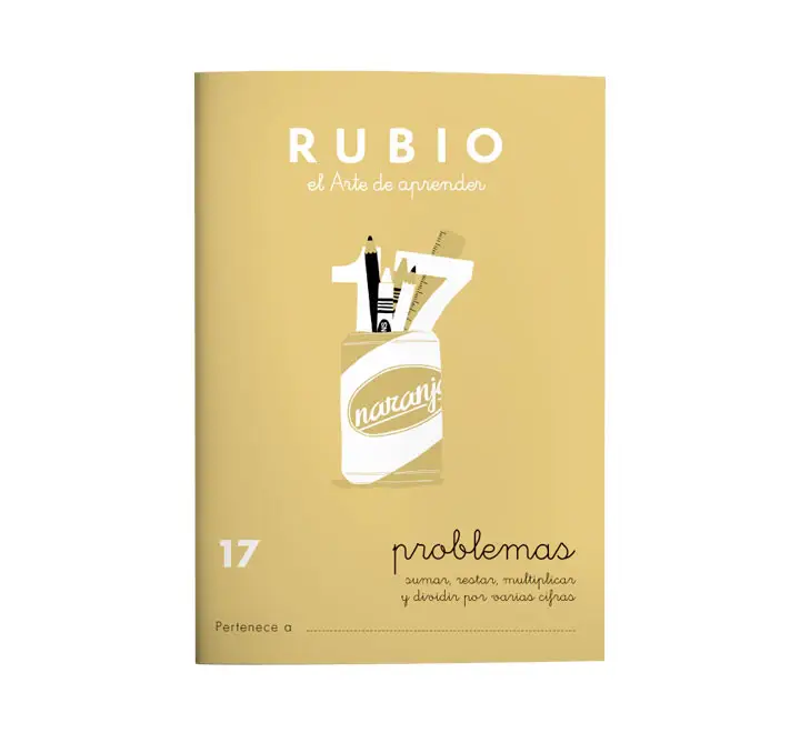 CUADERNO RUBIO A5 OPERAC.y PROBLEMAS 17 - Pack de 10 unidades