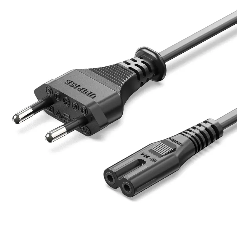 Cable Alimentación Forma 8 ZCLBAC/ CEE7/16 Macho - C7 Hembra/ 1...