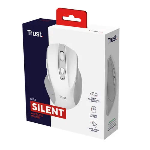 Nito ratón Universal mano derecha RF inalámbrico Óptico 2200 DPI - Imagen 7